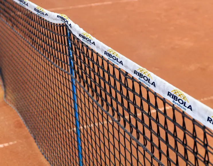 Tennisnetz mit Werbedruck Tennisplatzzubehör und Tennisplatzgeräte