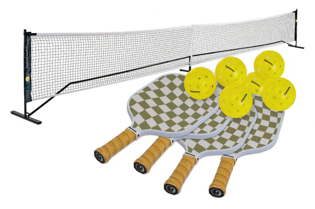 Pickleball Starter Set Tennisplatzzubehör und Tennisplatzgeräte