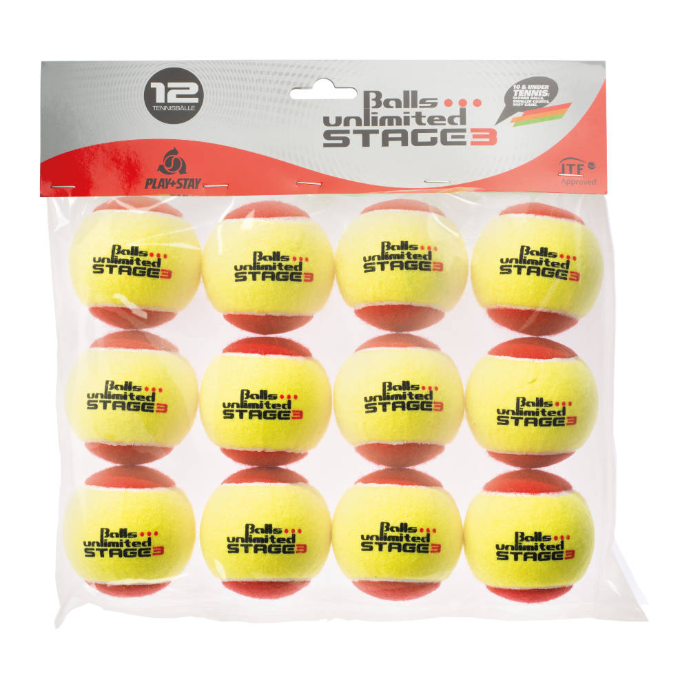 Tennisball Balls Unlimited Stage 3 Tennisplatzzubehör und Tennisplatzgeräte