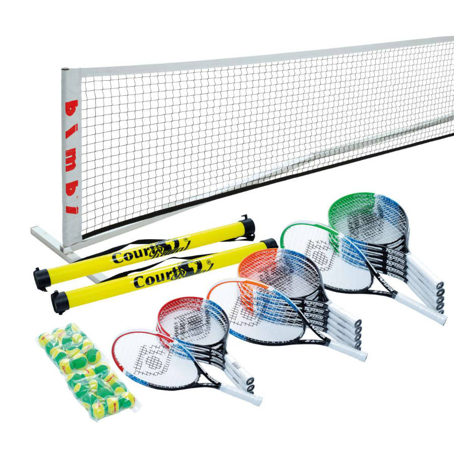 Bimbi Schul Paket Tennisplatzzubehör und Tennisplatzgeräte