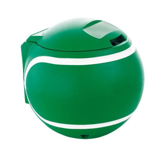 Papierkorb Tennisball grün