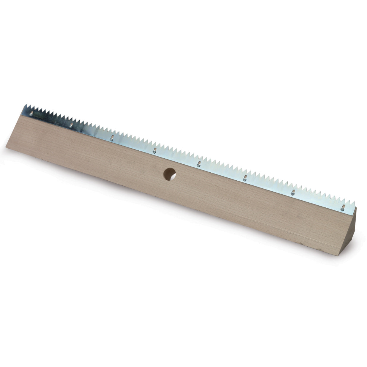 Scharrierholz mit Sägeblatt Tennisplatzzubehör und Tennisplatzgeräte