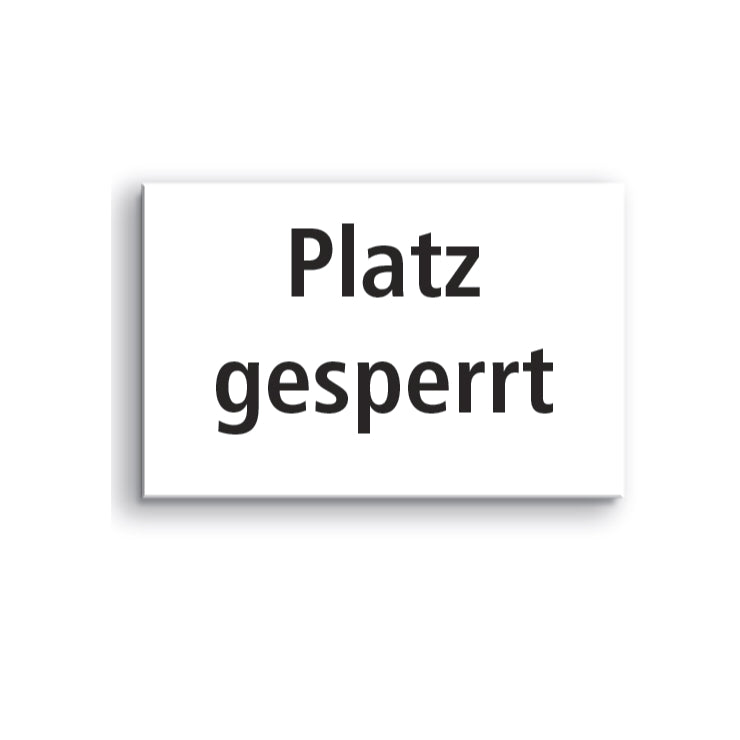 Hinweisschild 'Platz Gesperrt' Tennisplatzzubehör und Tennisplatzgeräte
