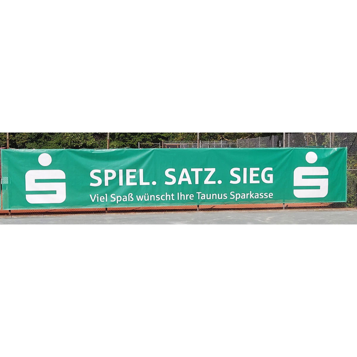 Werbesichtblende über 60% Tennisplatzzubehör und Tennisplatzgeräte