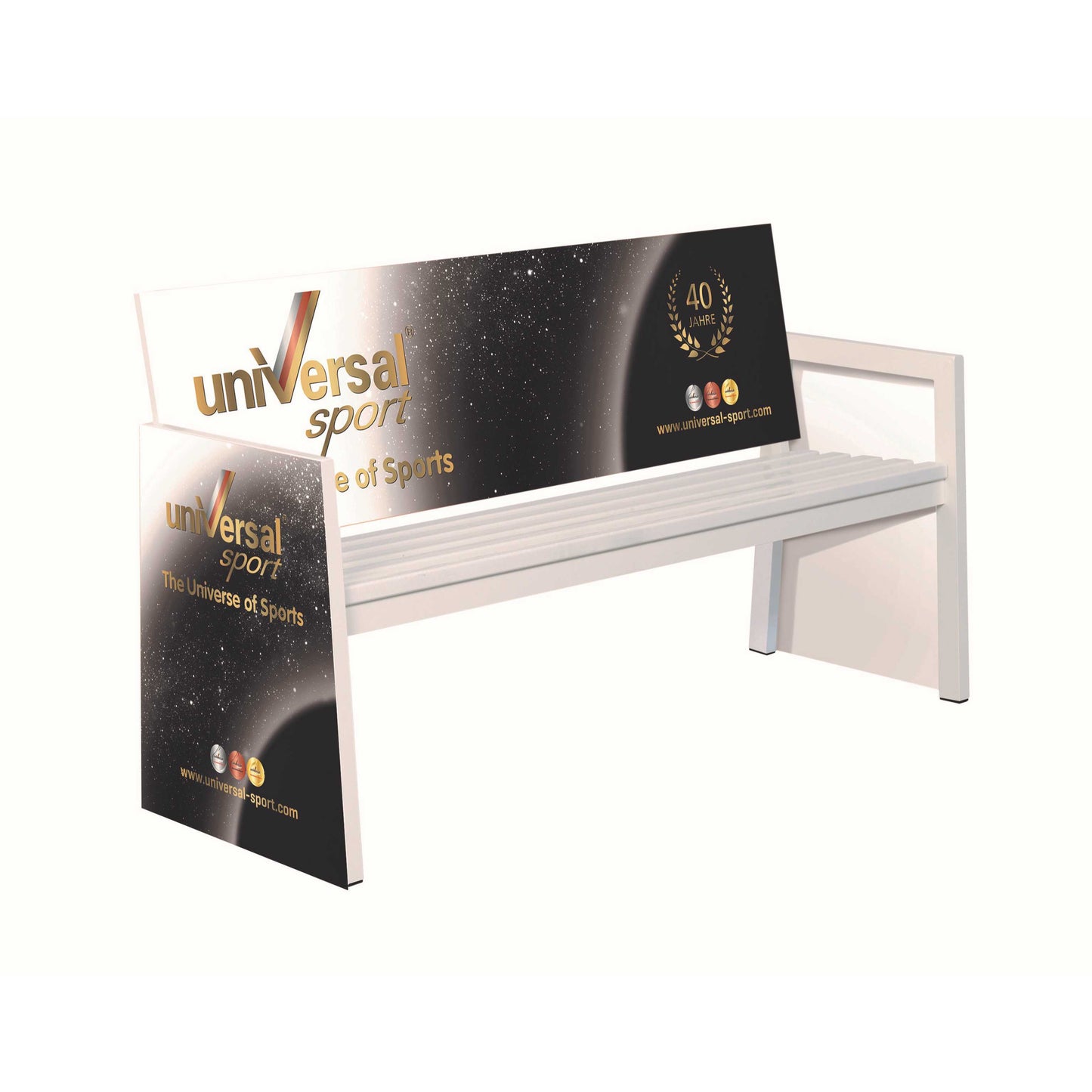 Werbebank Grand Slam Tennisplatzzubehör und Tennisplatzgeräte